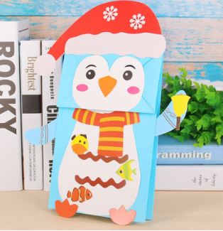 10% OFF BULK BUY: DIY Christmas Penguin Paper Bag Kit