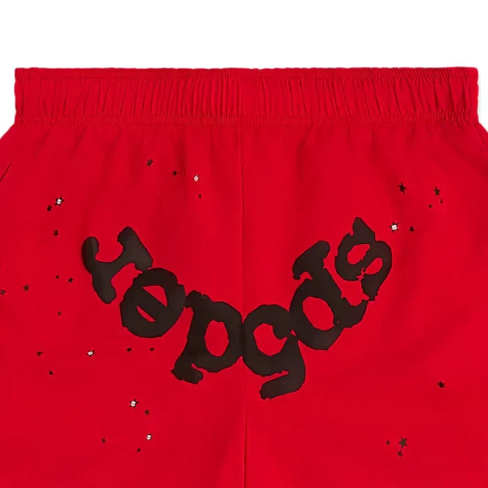SP5DER OG WEB DOUBLE LAYER  RED SHORT