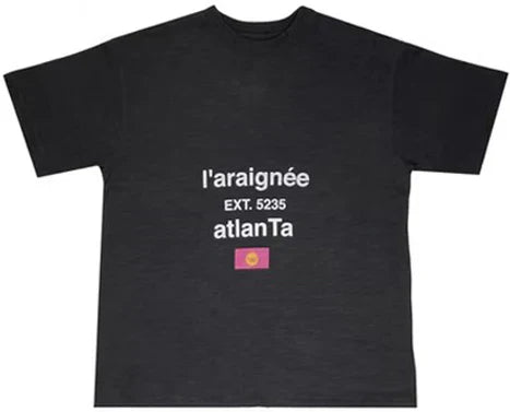 Sp5der Wide Black-T-shirt